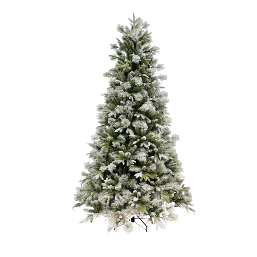 Christmas Tree Flocked Emerald Angel Pine 240cm 8ft - Image 2