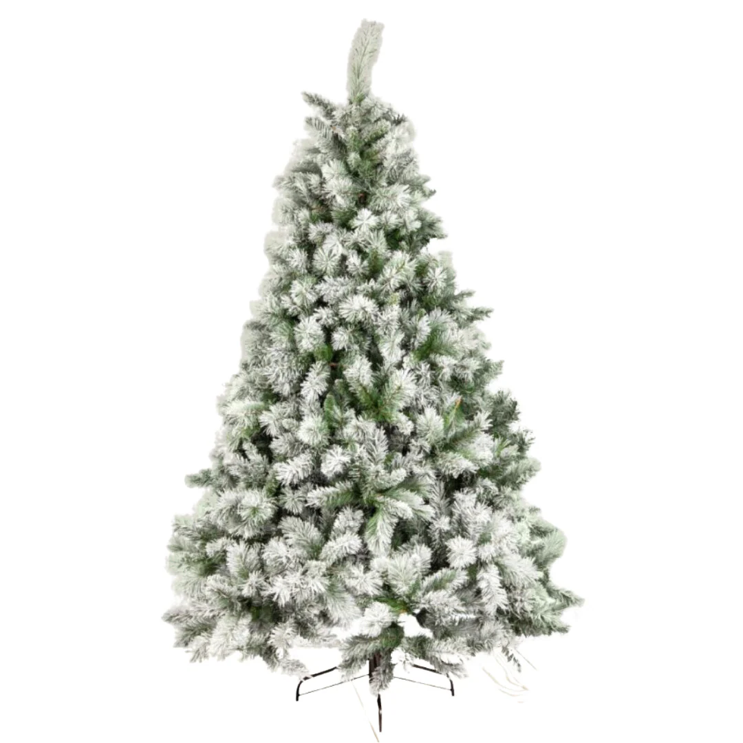 Christmas Tree Flocked Mix Pine 8ft 240cm - Image 2