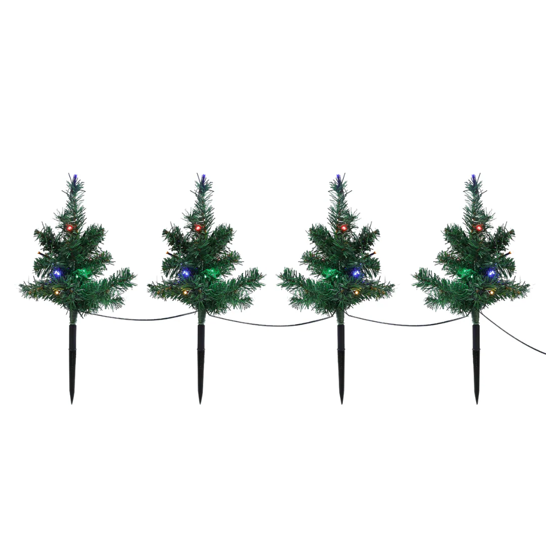 Christmas Tree Path Light Set of 4 - Image 2