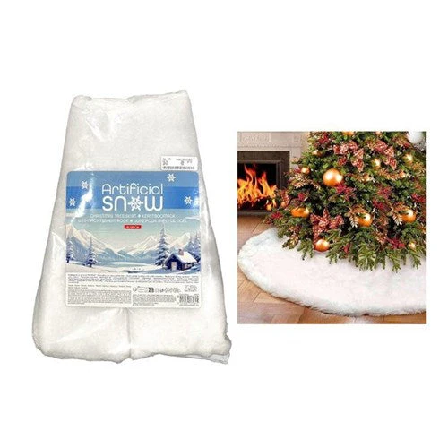 Christmas Tree Skirt Snow Dia 150cm 105G