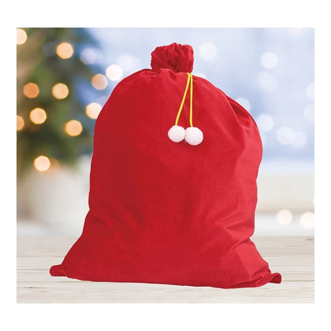 50X70Cm Velvet Santa Sack