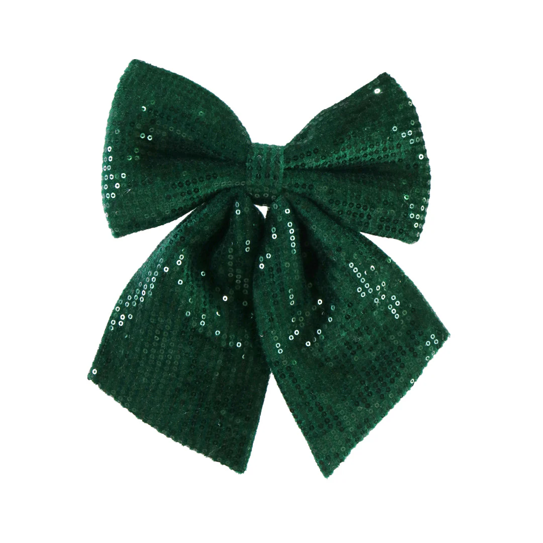 Classic Bow Velveteen Sequins Assorted - Image 3
