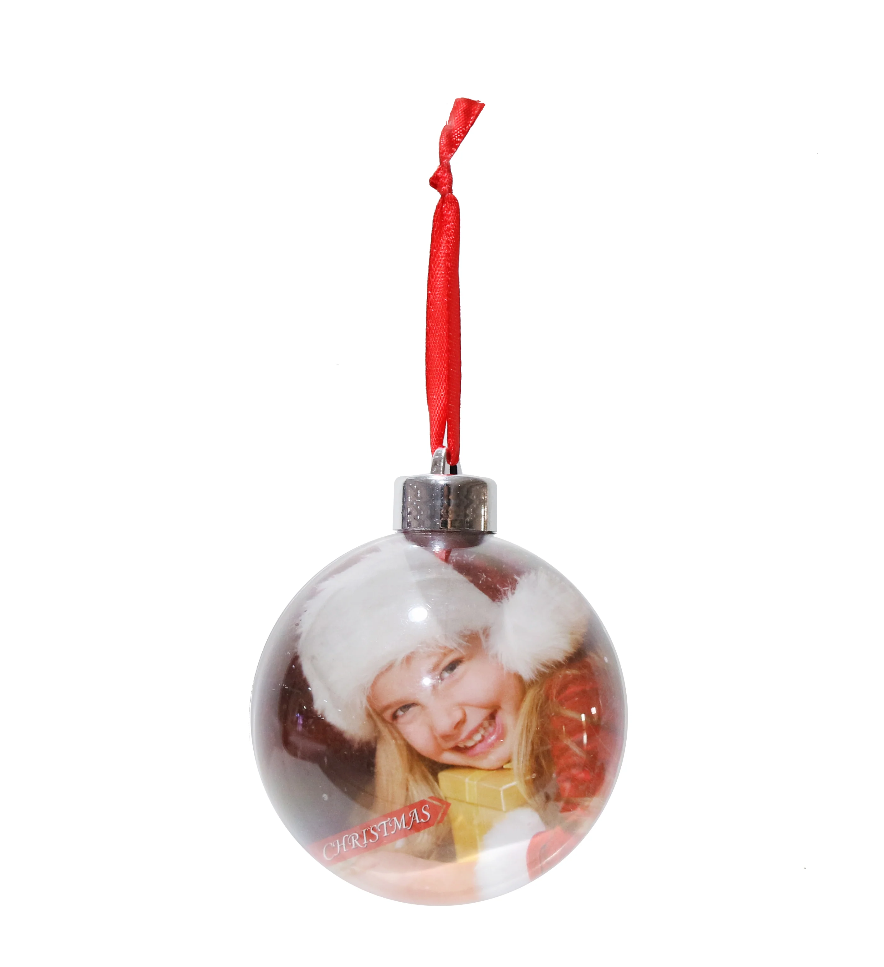 Hanging Photo Bauble 8cm - Image 2