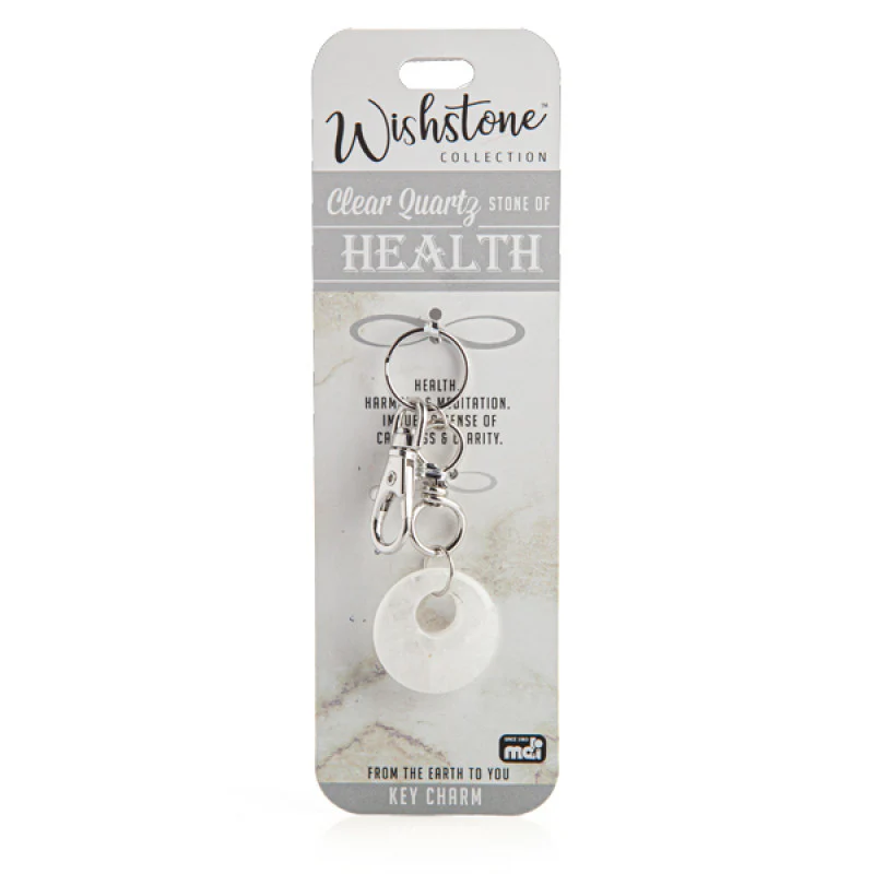 Clear Quartz Key Charm