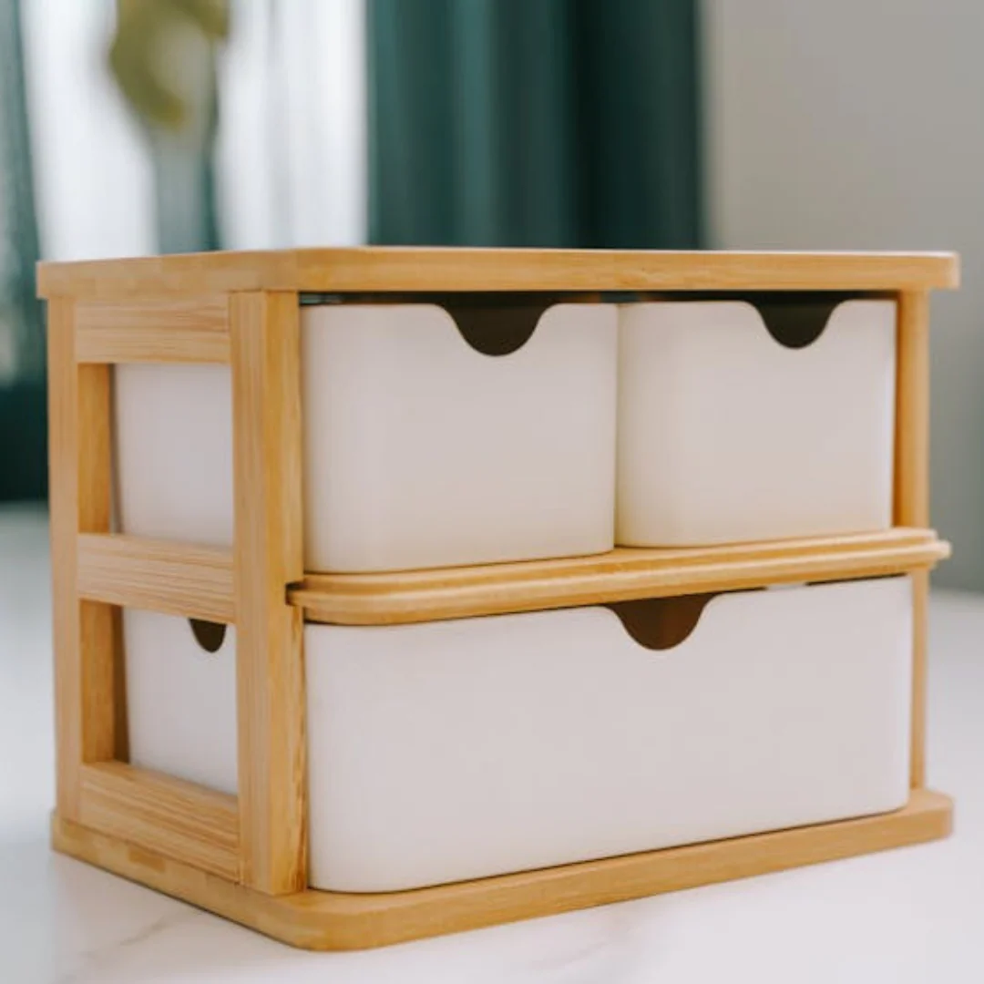 Clevinger Bamboo Fiber Storage Draw Set