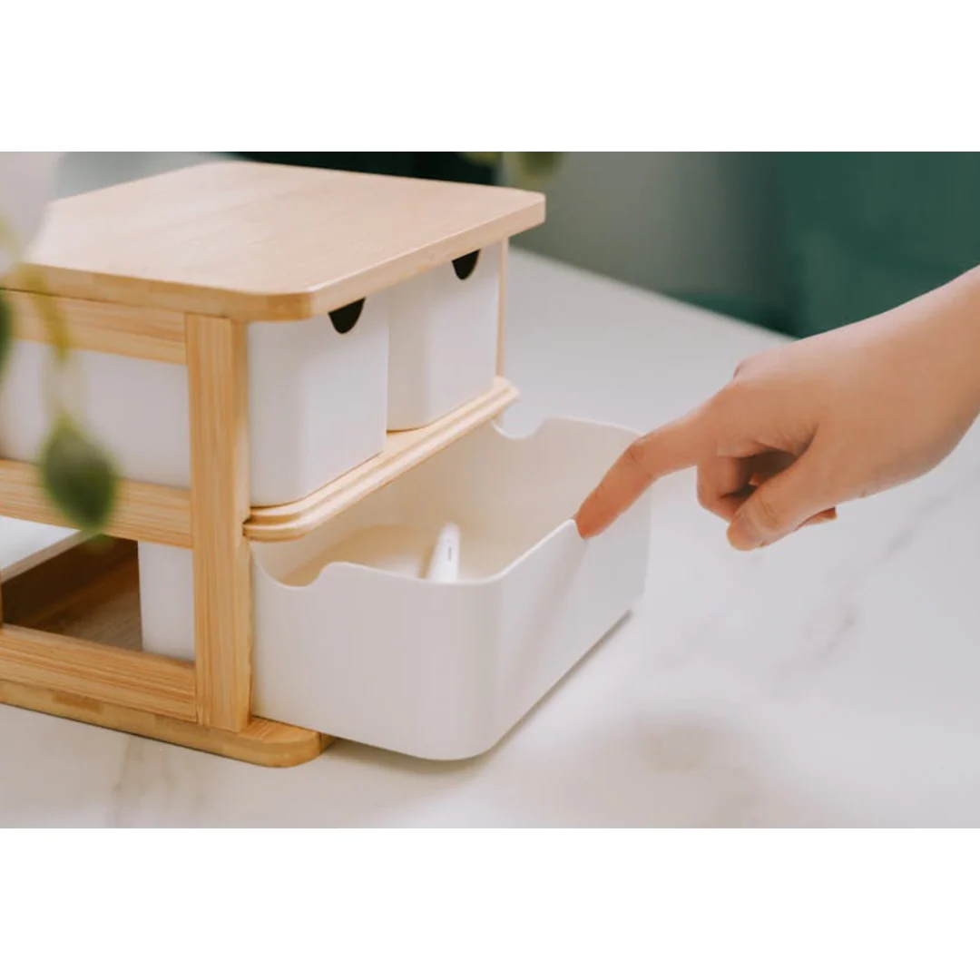 Clevinger Bamboo Fiber Storage Draw Set - Image 3
