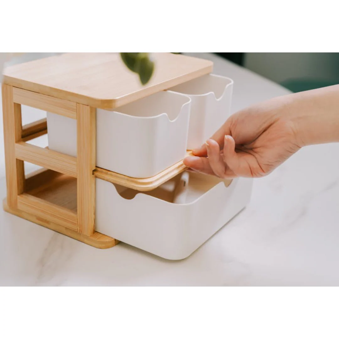 Clevinger Bamboo Fiber Storage Draw Set - Image 4