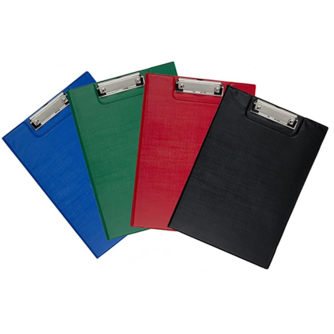 Clipboard Folder PVC A4 Assorted Colours