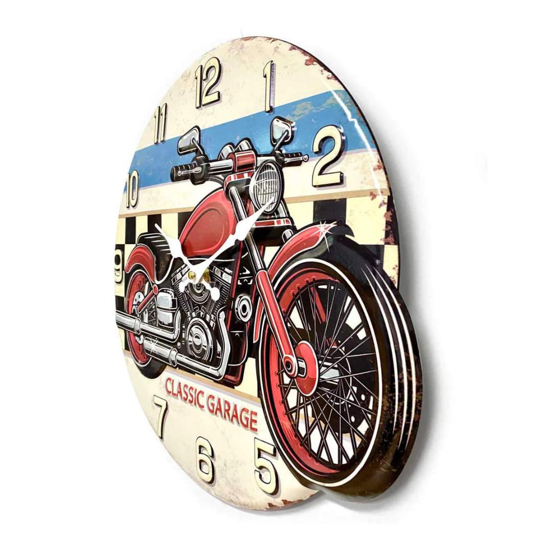Clock Iron Plate Stamping Clock Car 42cm - Image 3