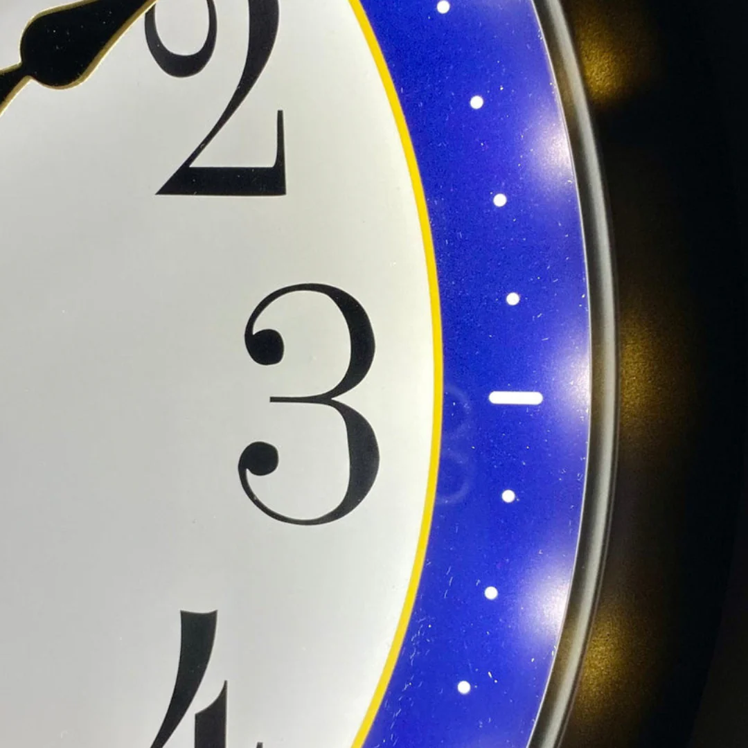 Clock Voice-activated light clock Black-Silver 2 Assorted - Image 10