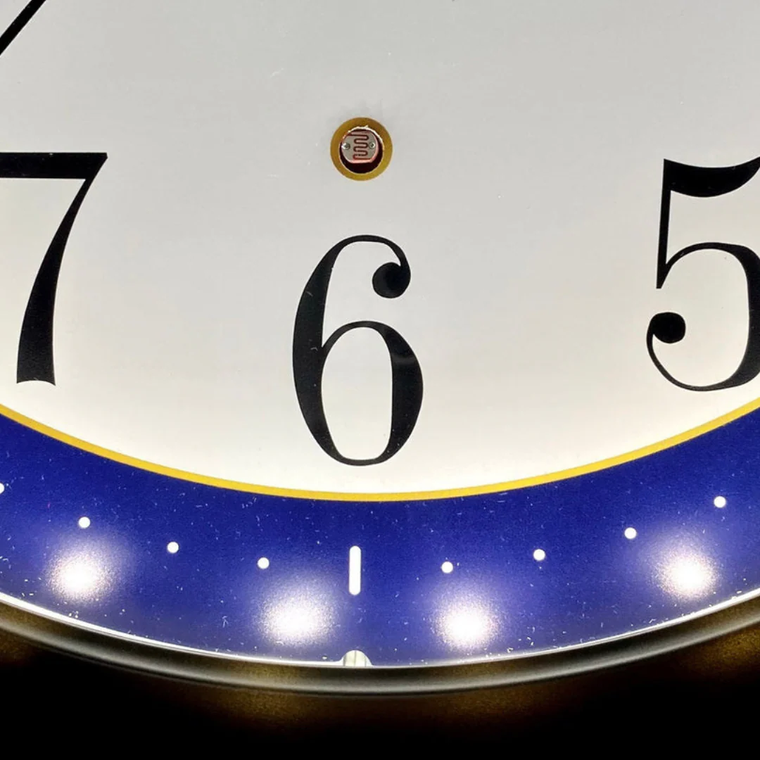 Clock Voice-activated light clock Black-Silver 2 Assorted - Image 9