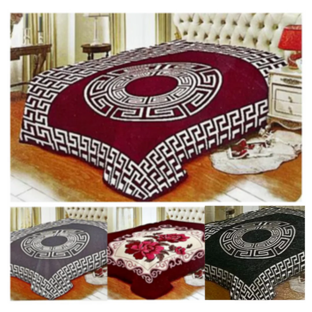 Cloudy Mink Blanket Q/B 4.5kg 200x240cm Assorted