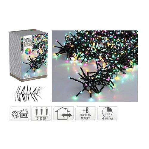 Cluster Lights 3000L Macaron Ip44 21.8M