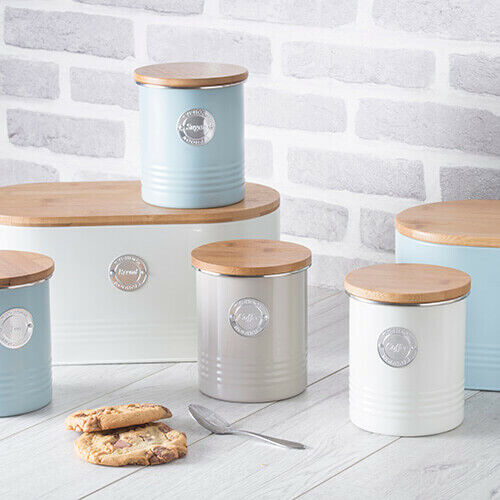 Coffee Canister Blue 1L - Image 4