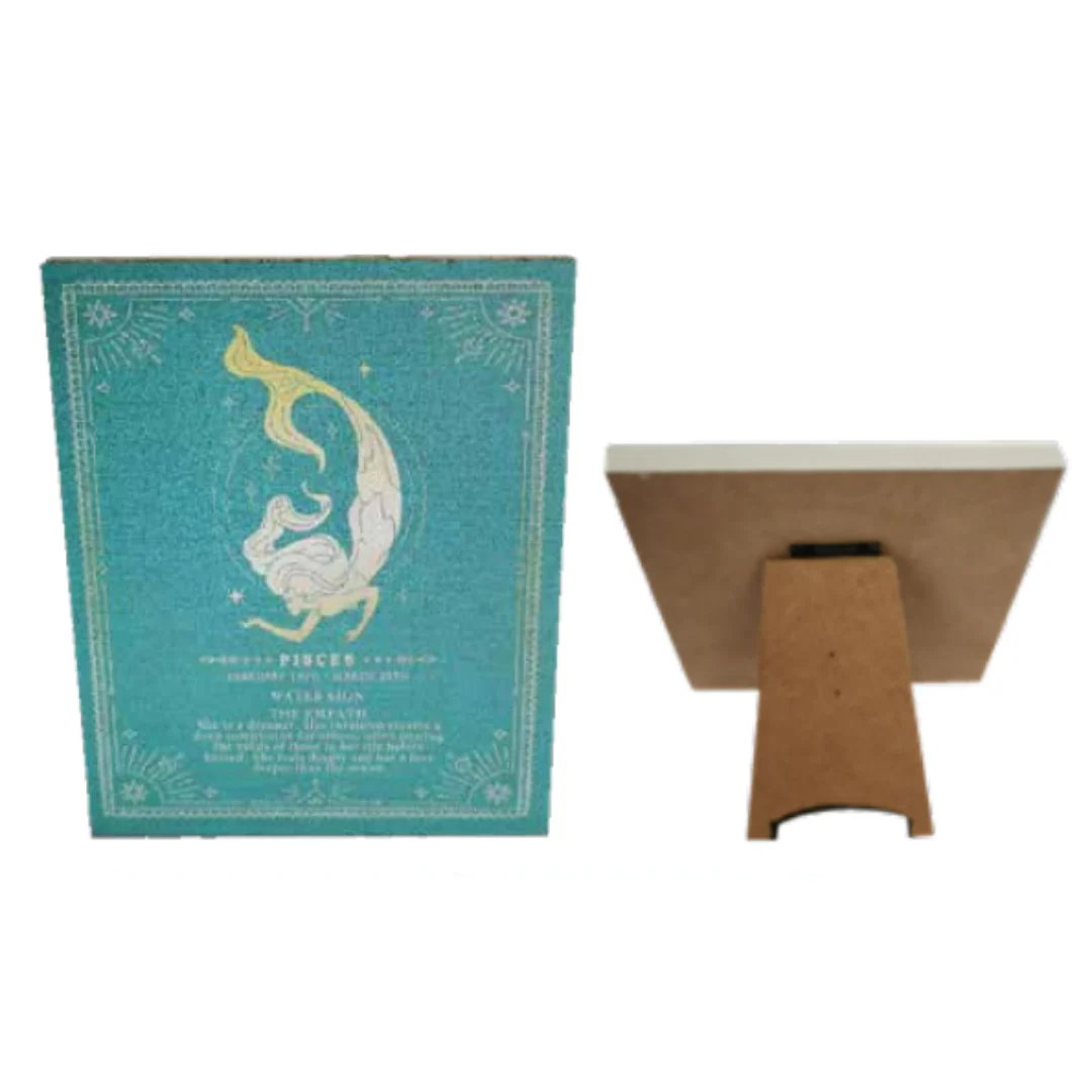Coloured Zodiac Plaques 14x12x0.9cm Assorted - Image 2