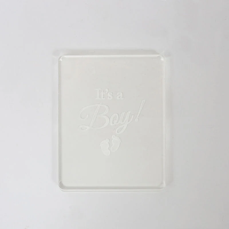 Coo Kie Embosser Stamp - Its A Boy - Image 4