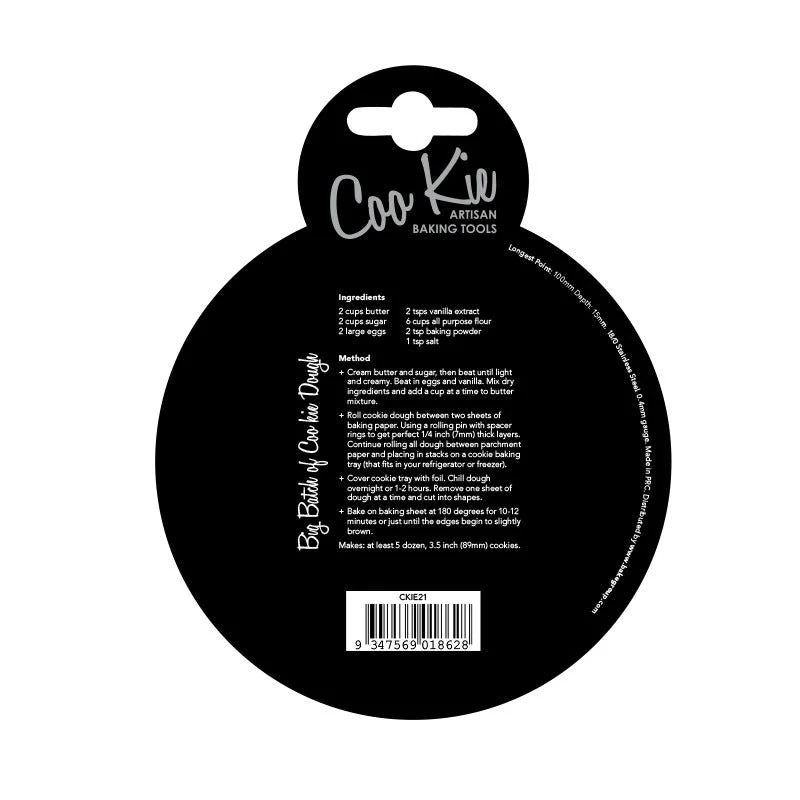 Coo Kie ROUND 100mm Cookie Cutter - Image 4