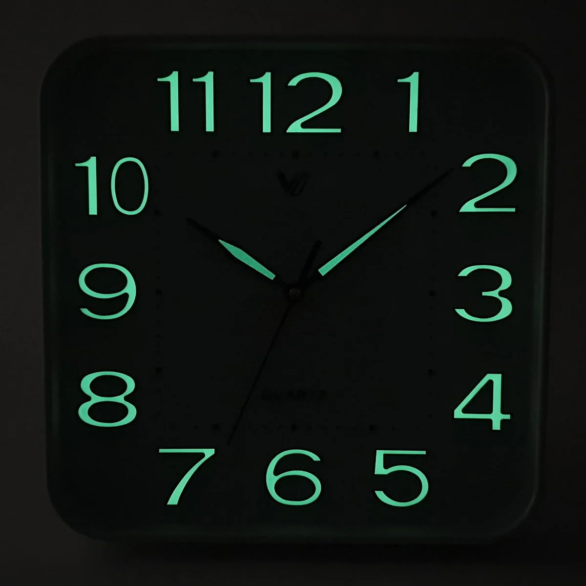 Cordell Glow In The Dark Wall Clock 30x30x4cm White - Image 6