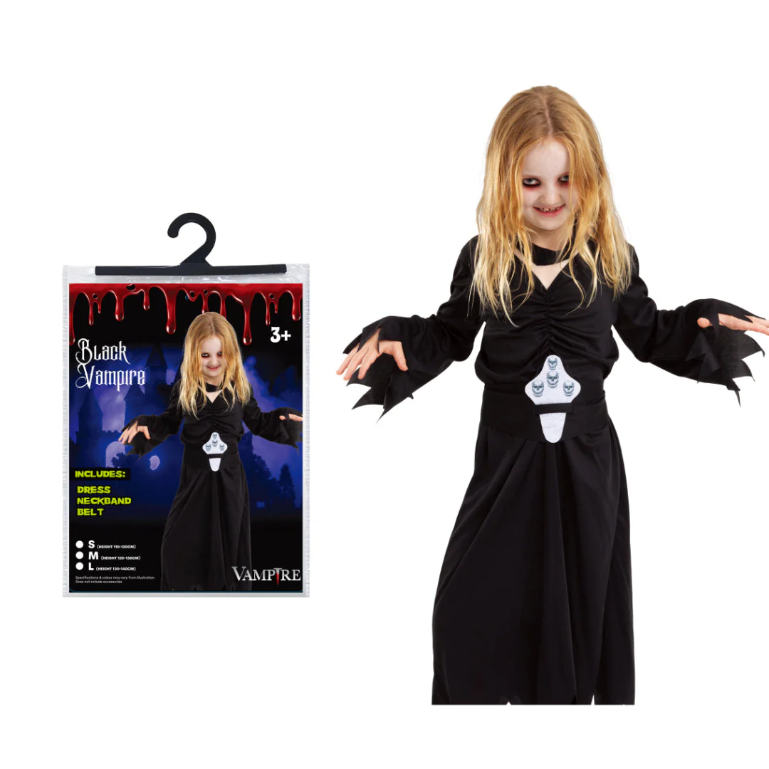 Costume Black Vampire Kids