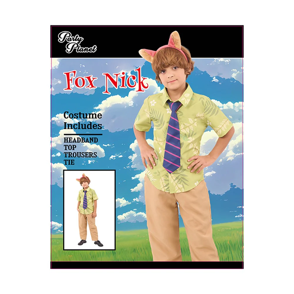 Costume Boy Nick Wilde XLarge 9-10 yrs old