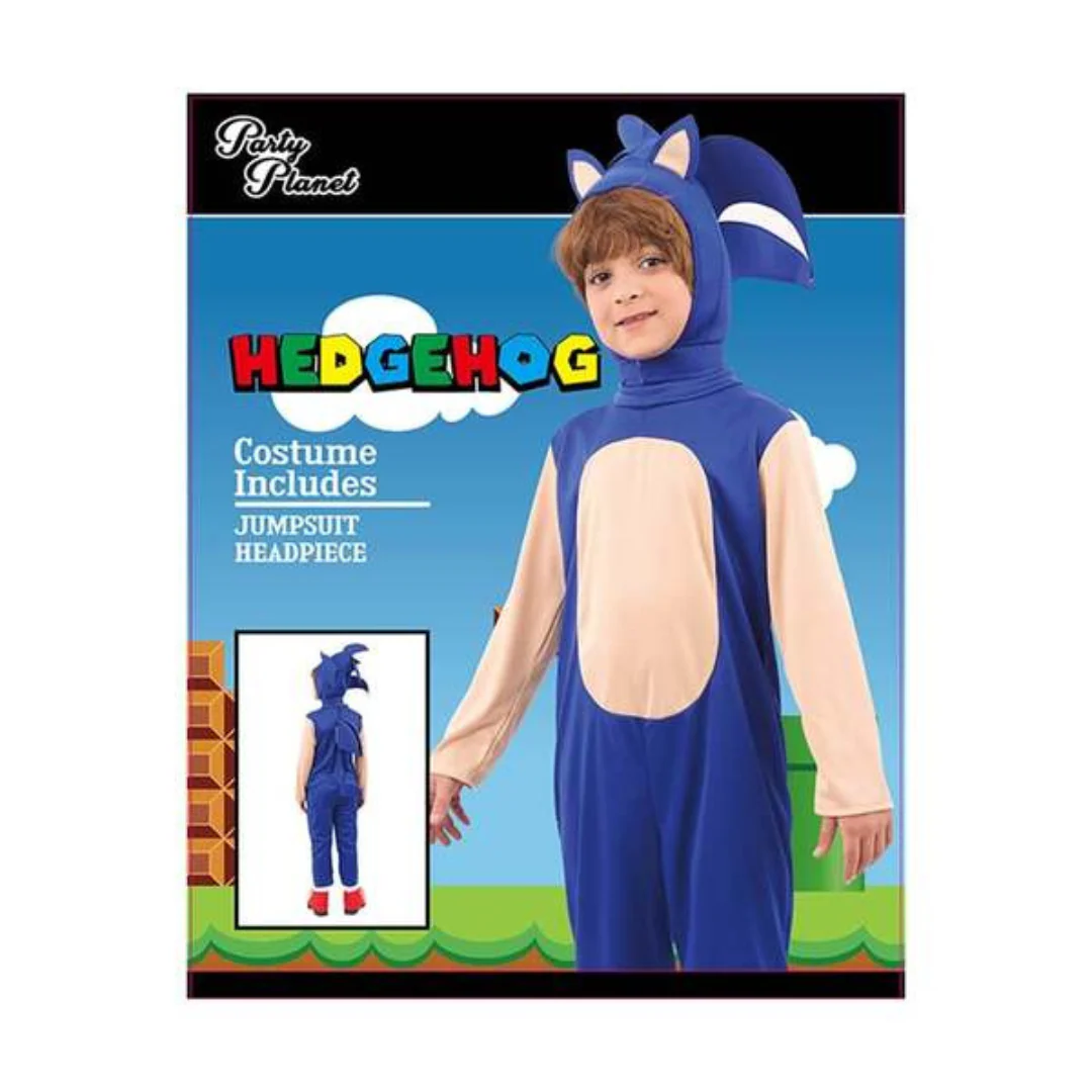 Costume Boys Sonic Hedgehog Large 7-8 yrs old