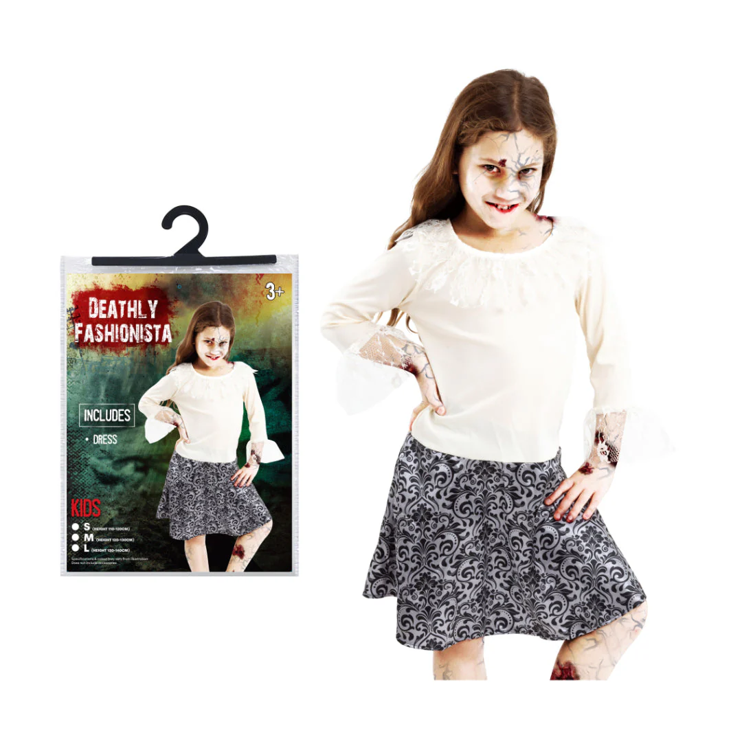 Costume Deathly Fashionista Kids