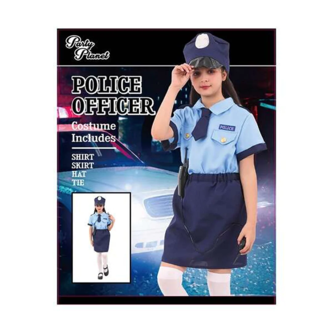 Costume Girls Policewoman Large 7-8 yrs old