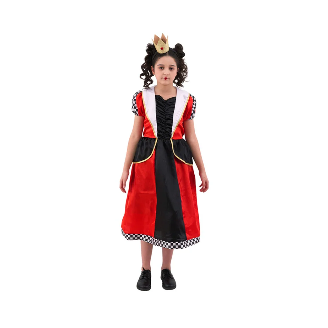 Costume Girls Queen of Hearts Large 7-8 yrs old - Image 2
