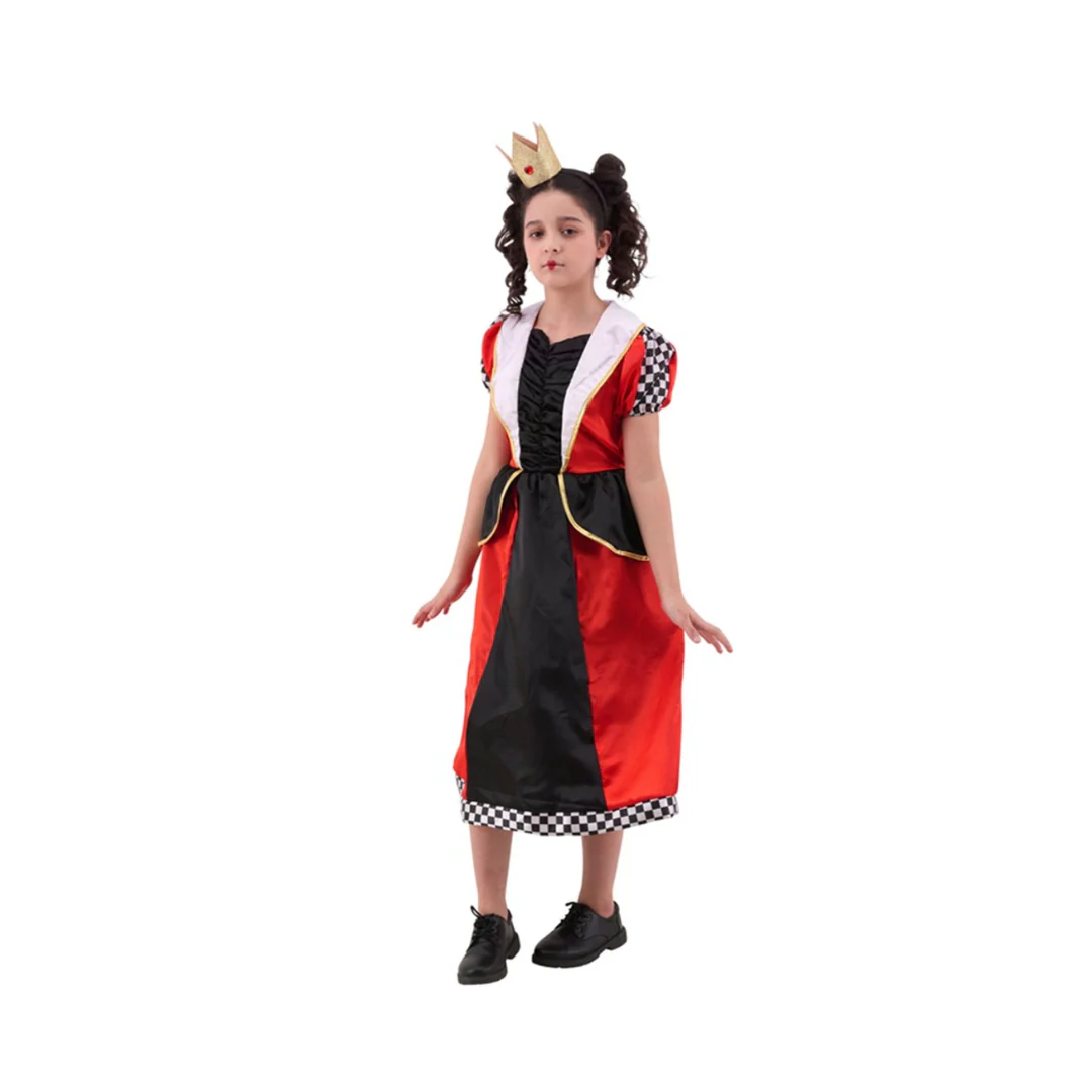 Costume Girls Queen of Hearts Large 7-8 yrs old - Image 3