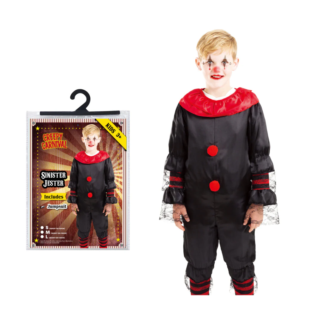 Costume Sinister Jester Kids