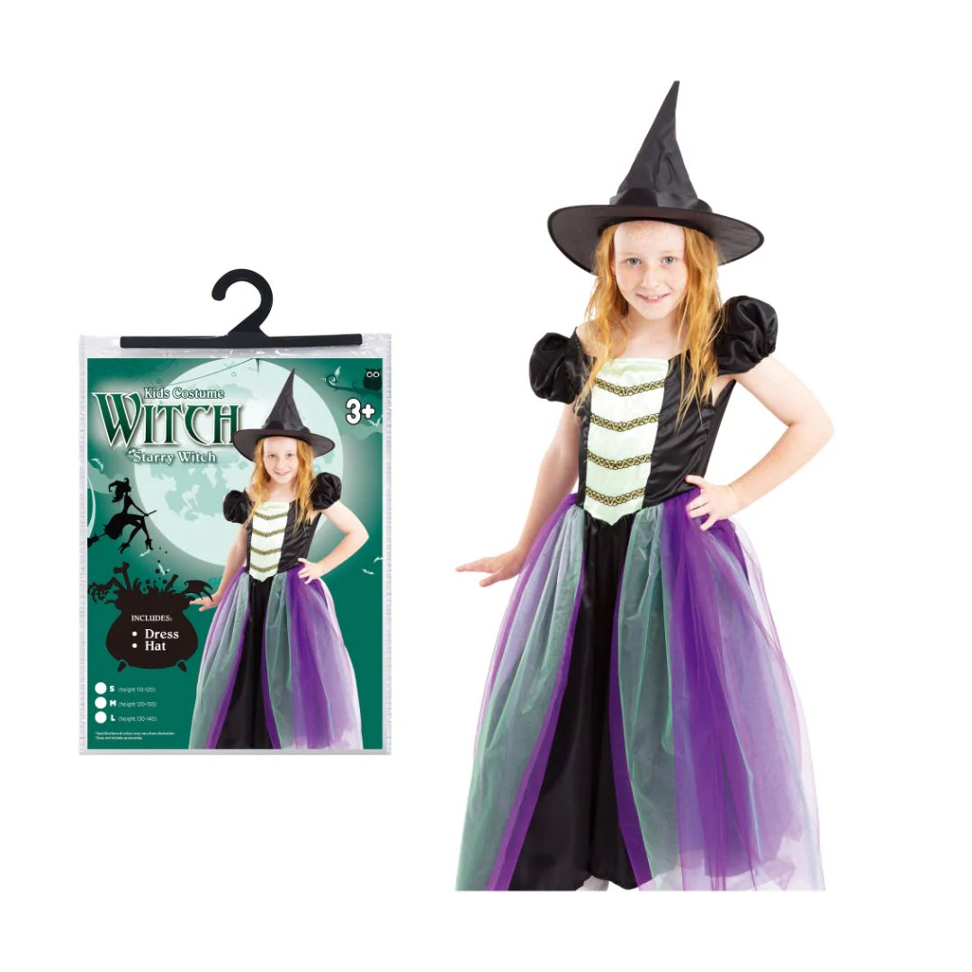 Costume Starry Witch Kids