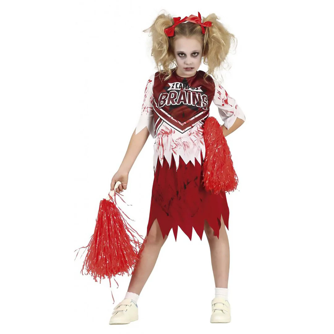 Costume Zombie Cheerleader Kids