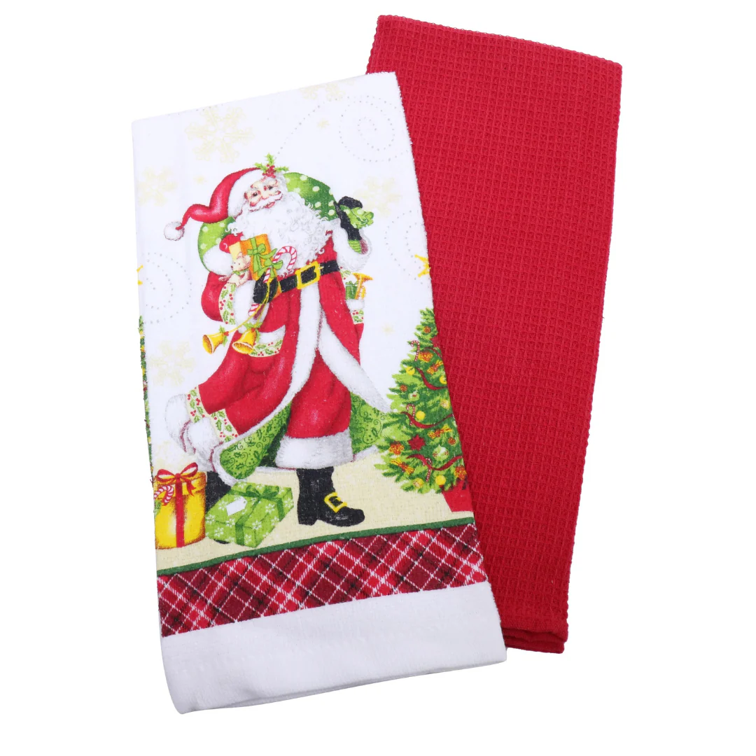 Cotton Tea Towel 2pc Assorted - Image 3