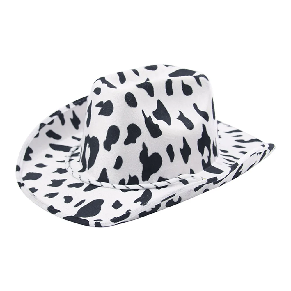 Cow Print Cowboy Hat