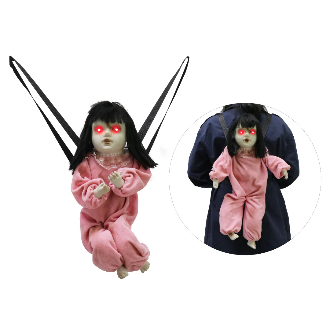 Creepy Strap On Doll With Sound - Image 2