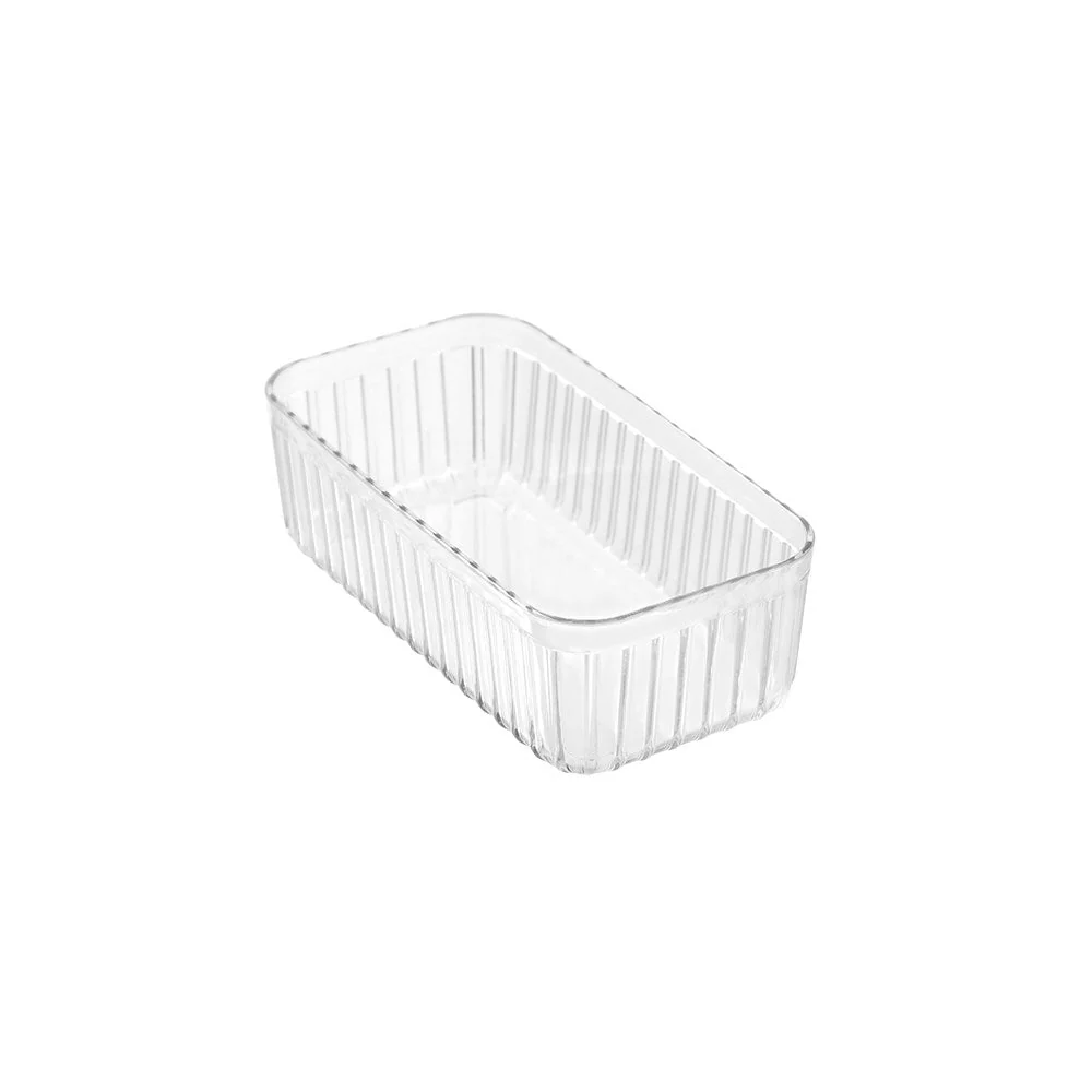 CRYSTAL RIBBED TRAY 21X11X6.5CM - Image 2