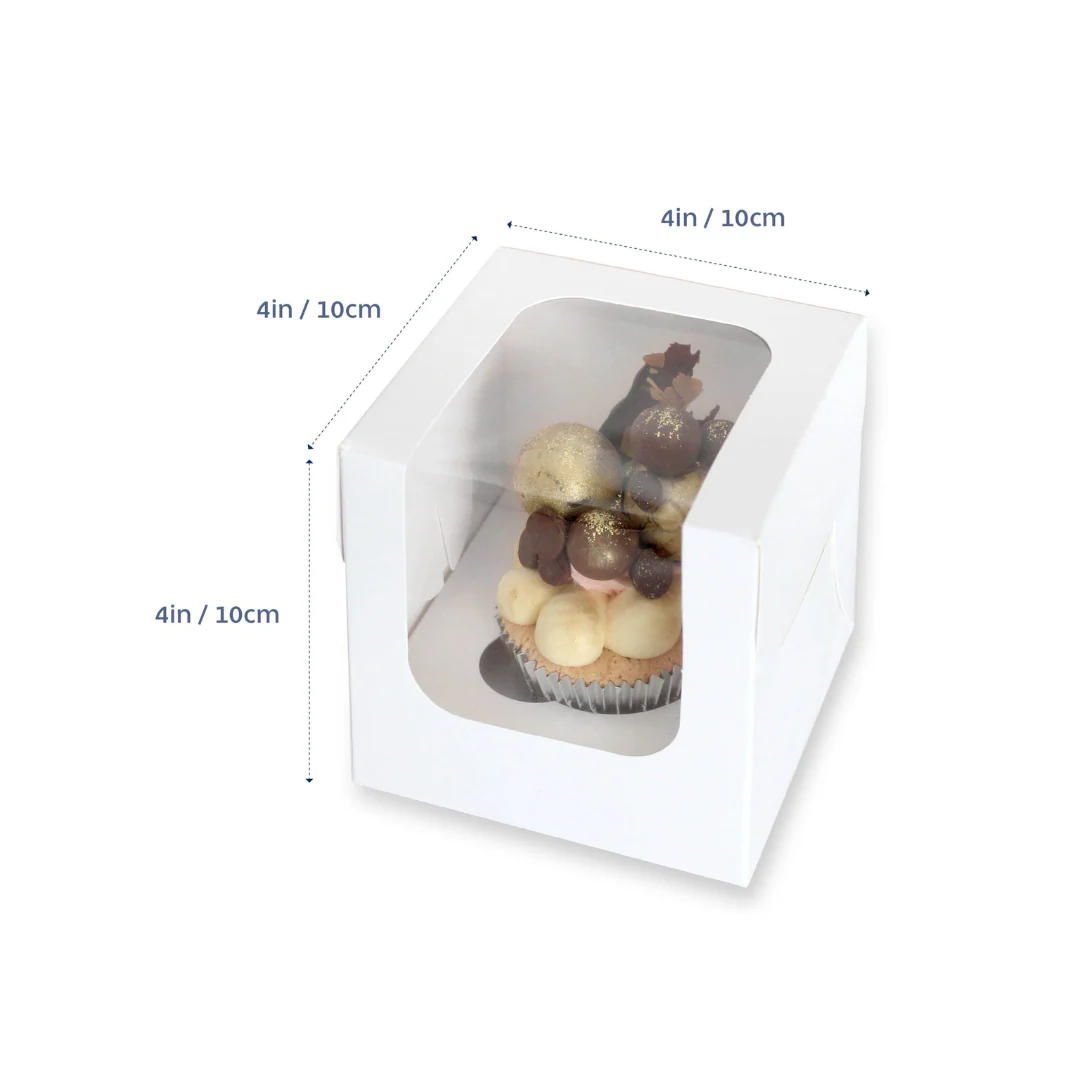 Cupcake Box 1 Cavity (4x4x4in)
