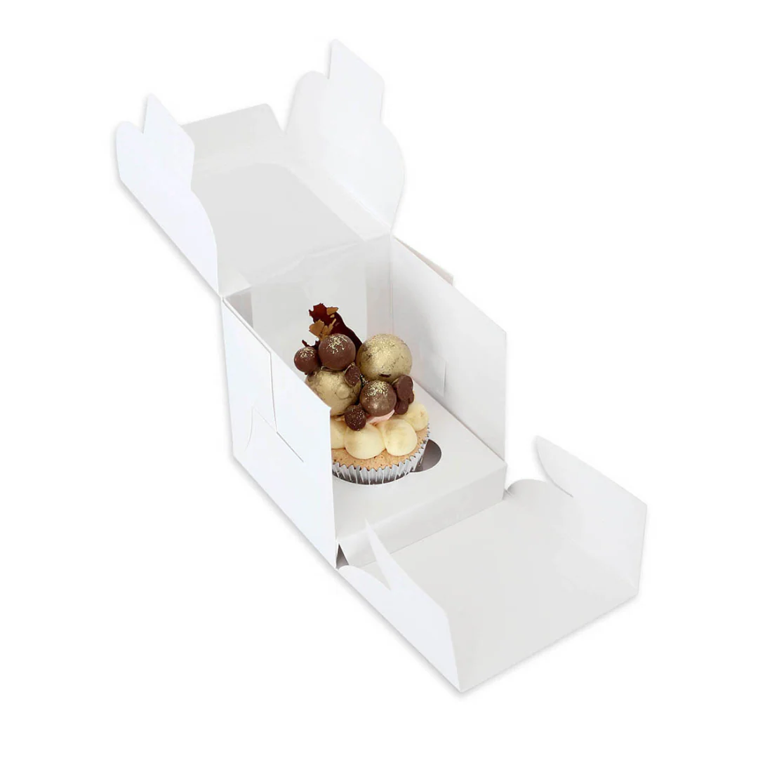 Cupcake Box 1 Cavity (4x4x4in) - Image 2