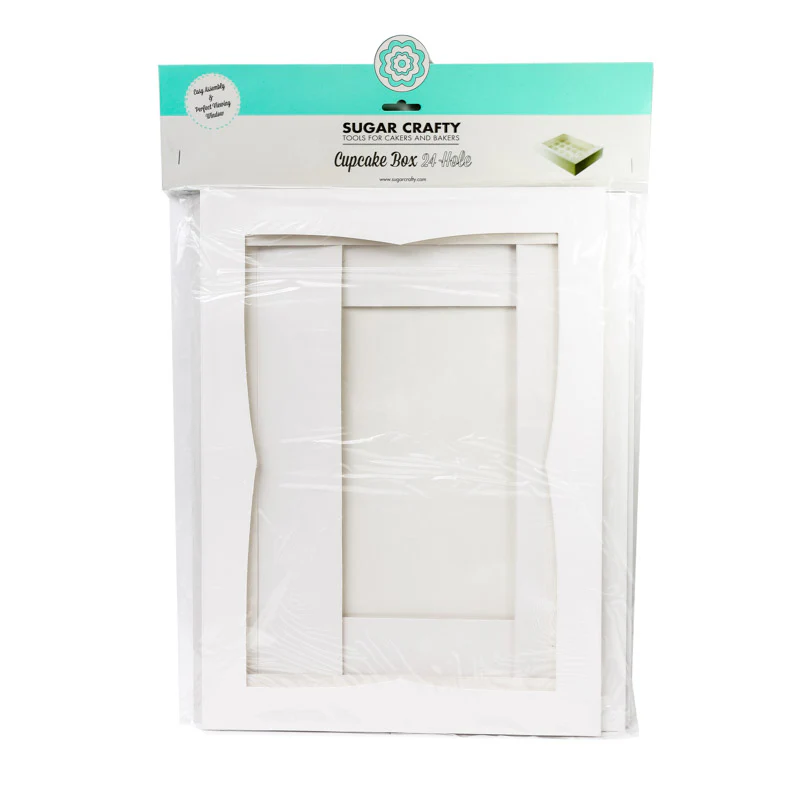 Hangsell Cupcake Box With Pvc Window (Holds 24 Cupcakes) - Image 4