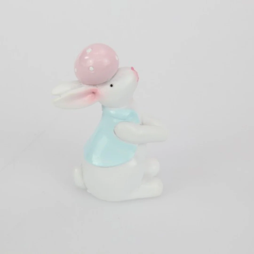 Cute Rabbits Holding Eggs 4 Assorted - Image 3