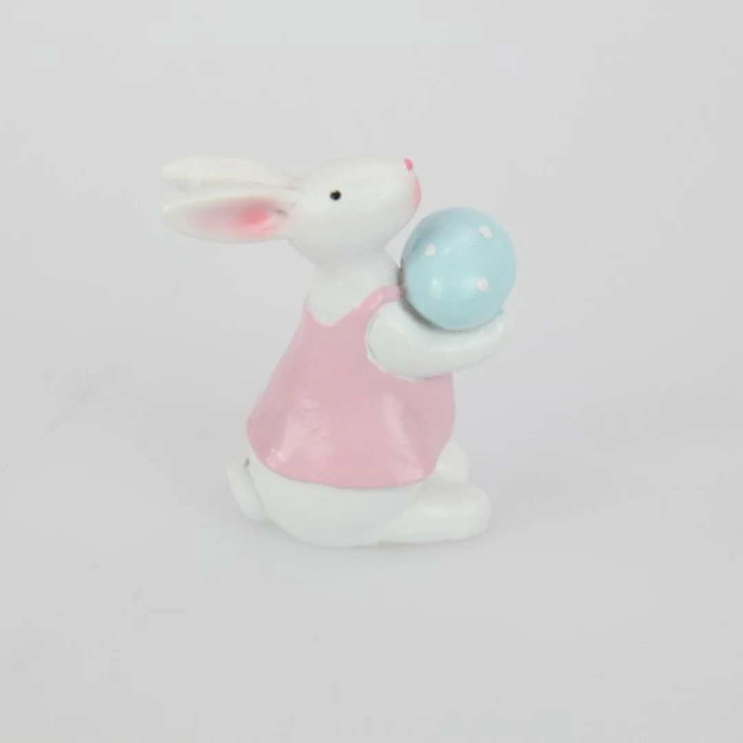 Cute Rabbits Holding Eggs 4 Assorted - Image 4