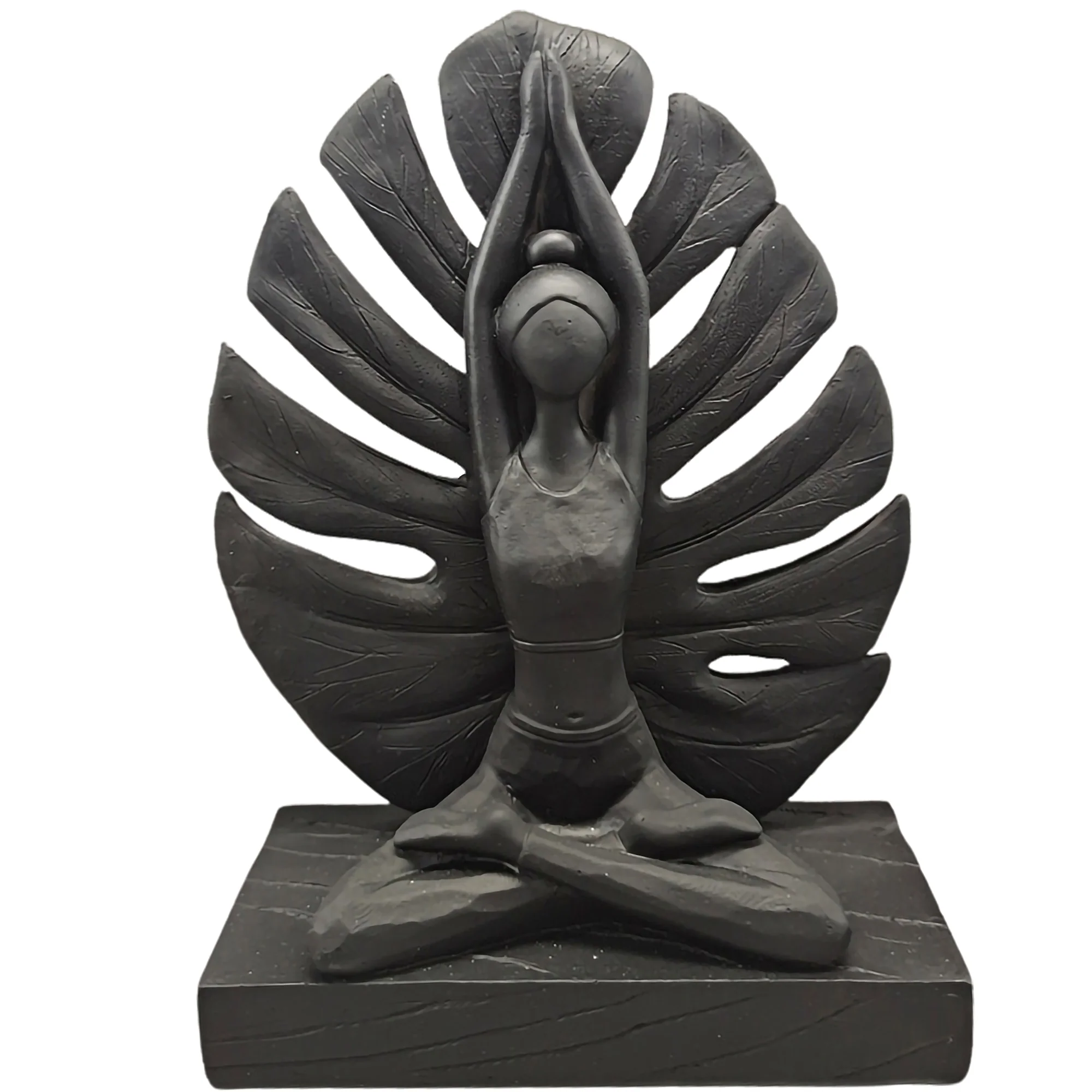 Dali Fern Figure 15x7x21 Black
