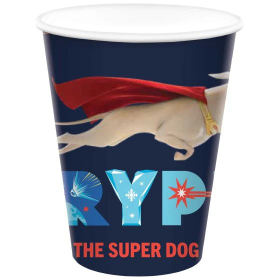 DC Super Hero Pets Paper Cups 9oz / 266ml 8pk