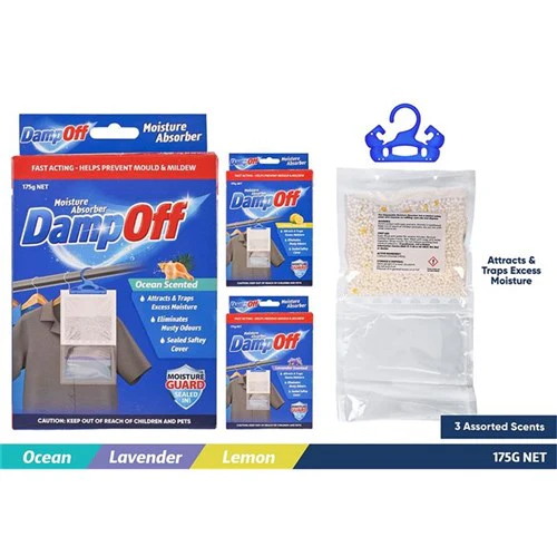 Dehumidifier Bag With Hanger 175g Assorted Scent (Lavender, Ocean, Strawberry)