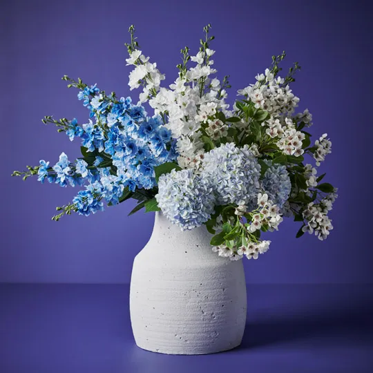 Delphinium Winter White 90cml - Image 4