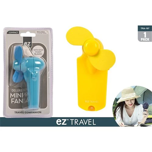 Deluxe Mini Travel Fan Battery Operated
