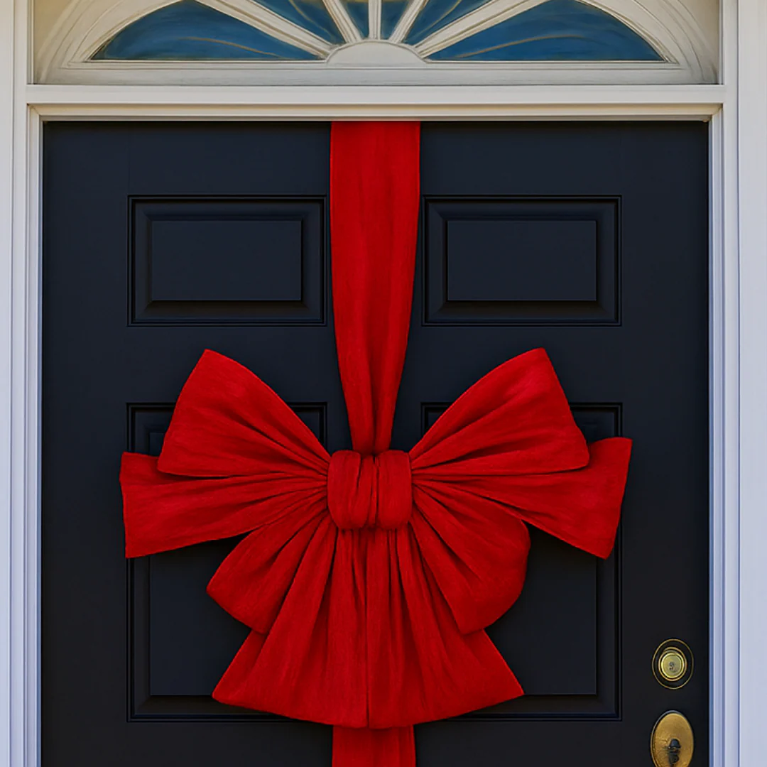 Deluxe Velvet Door Bow & Sash