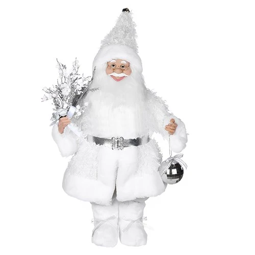 Deluxe White Santa 90cm
