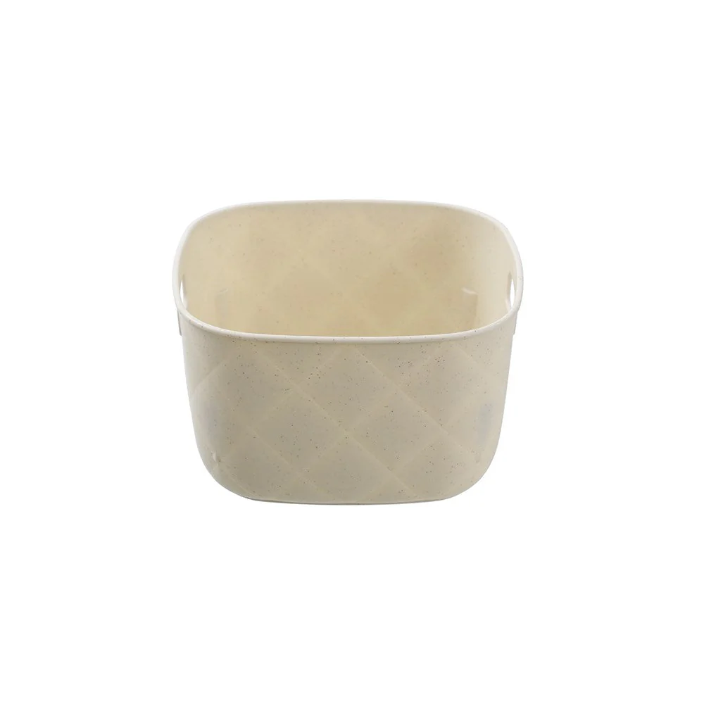 DIAMOND QUILT BASKET 19.5X19X11CM 2 ASSTD - Image 8