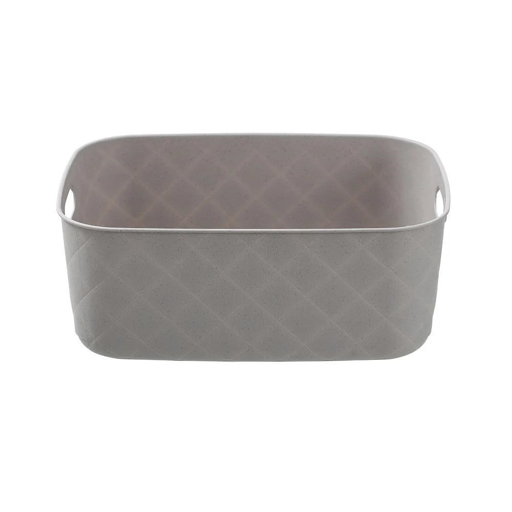 DIAMOND QUILT BASKET M 37X28X14CM